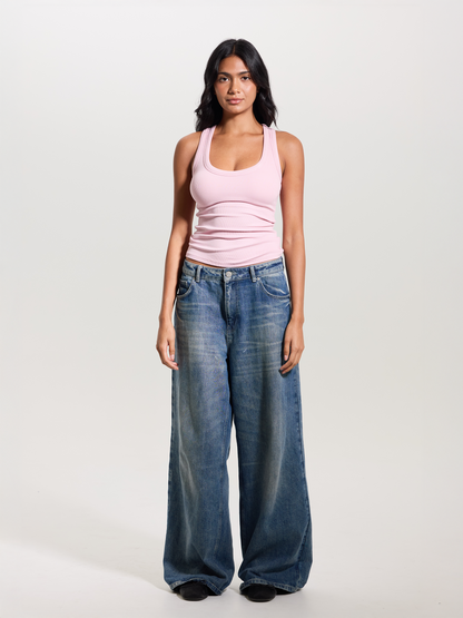 SculptEase Ribbed Racerback Tank