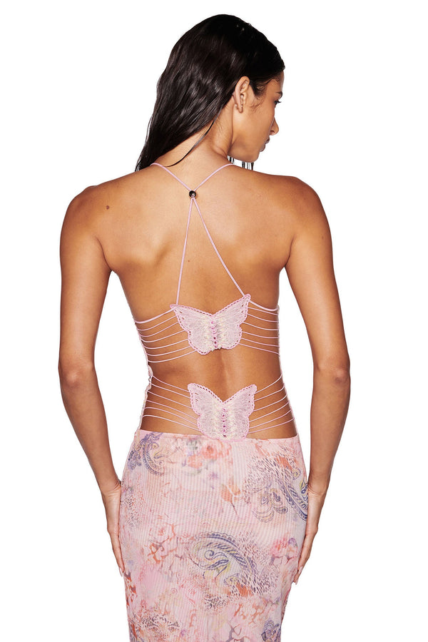 ButterflyMuse Backless Maxi Dress