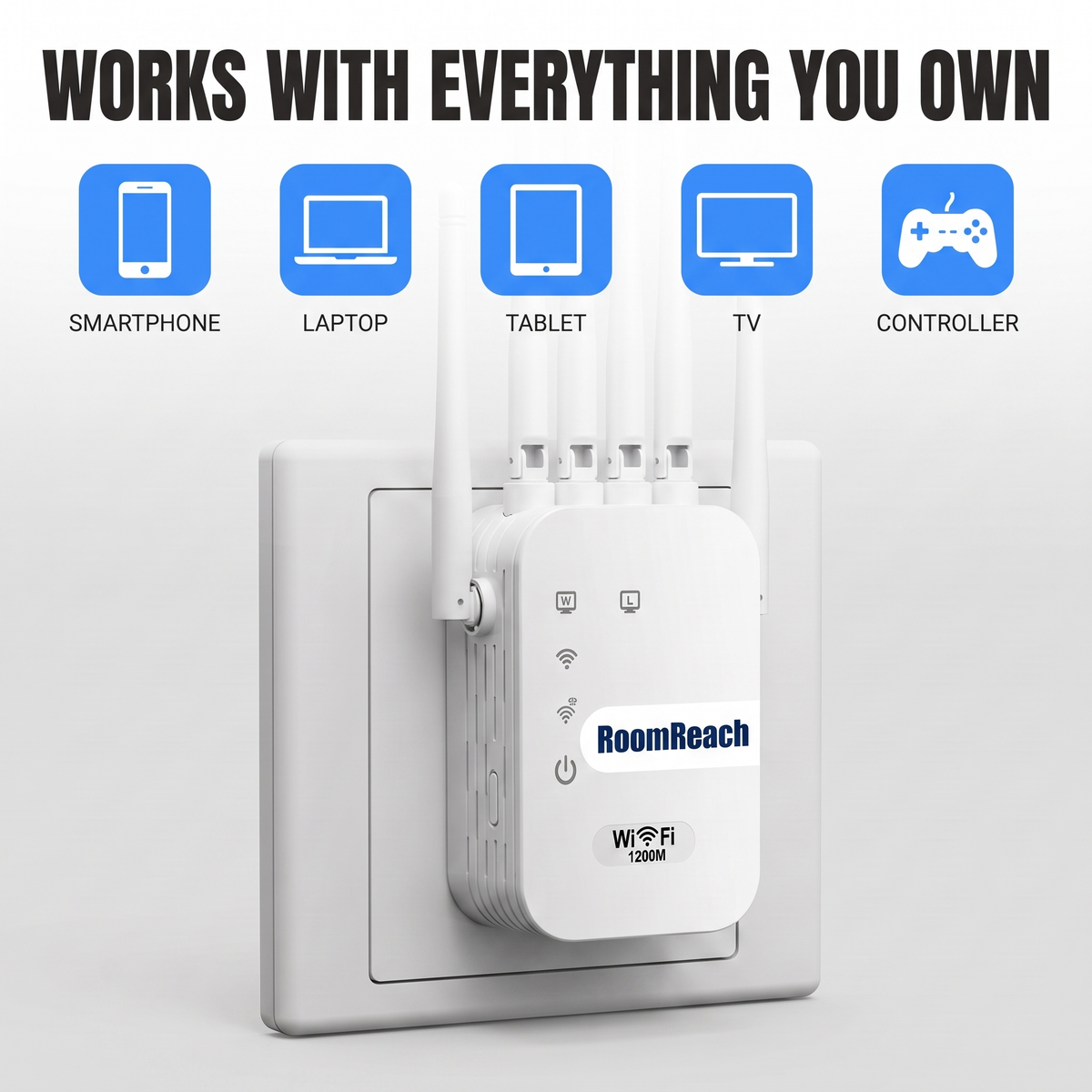 RoomReach Dual-Band WiFi Extender